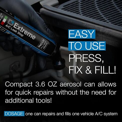 ERRECOM Extreme A/C Leak Stop for Vehicle A/C Systems | 3.6 OZ Aerosol Can in Kuwait