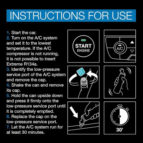 ERRECOM Extreme A/C Leak Stop for Vehicle A/C Systems | 3.6 OZ Aerosol Can in Kuwait