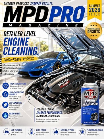 MPD PRO Engine Degreaser Spray – Heavy Duty Foaming Cleaner for Oil, Grease & Grime – Automotive Engine Bay Treatment, Water-Based Self-Emulsifying Formula, VOC Compliant, 1 Pack in Saudi Arabia