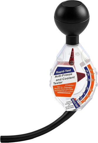 Coolant Tester Accessory, Antifreeze Tester, Automotive Professional Antifreeze Densitometer Freezing Testing Tool, Accurate Dial Type Coolant Hydrometer Tester for Most Vehicels (1PCS) in Saudi Arabia