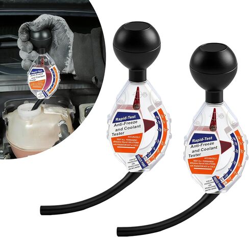 Coolant Tester Accessory, Antifreeze Tester, Automotive Professional Antifreeze Densitometer Freezing Testing Tool, Accurate Dial Type Coolant Hydrometer Tester for Most Vehicels (1PCS) in Saudi Arabia