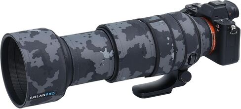 ROLANPRO معطف مموه للعدسات المقاومة للماء لـ Tamron 150-500mm f5-6.7 Di III VC VXD(A057) عدسة غطاء المطر غطاء حماية للملابس-#UCP Camo مقاوم للماء in Kuwait