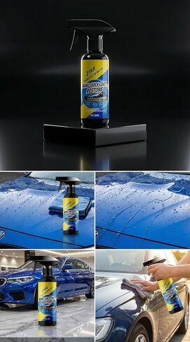 ZYKR Nano Quick-Coat Restore - بخاخ طلاء سيراميك السيارة المتقدم، 3 في 1 بخاخ طلاء سريع عالي الحماية للسيارة، لمعان يشبه المرآة وحماية طلاء طويلة الأمد، 350 مل (عبوة واحدة) in Kuwait
