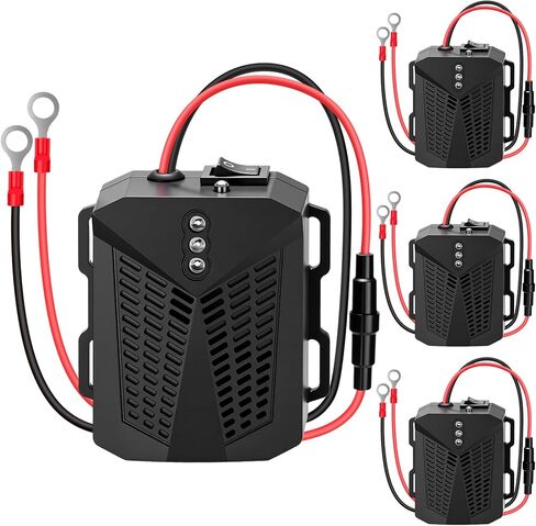 4 Pcs Under Hood Rodent Repellent for Car Engines Mice Squirrel Rat Deterrent Dual Action Ultrasonic & LED Strobe Lights Mouse Deterrent Pest Control for 12v 24v Vehicles Cars Trucks Rvs in Kuwait