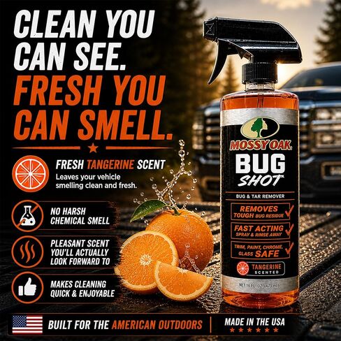 Mossy Oak Road Grime & Tar Remover - Removes Splatter, Road Tar, and Tree Sap - 16 oz, Ready-to-Use, Safe for Cars, Trucks, UTVs and ATVs in Kuwait