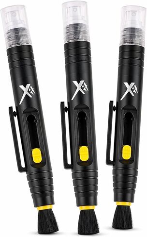 Lens Cleaning Kit Contains 2 Pcs Rubber Air Blower Duster, Lens Cleaning Pen, Blower Brush Dust Cleaner and Carrying Pouch, for Lens, Camera, SLR, Telescope, Magnifying Glass, Phone in Saudi Arabia