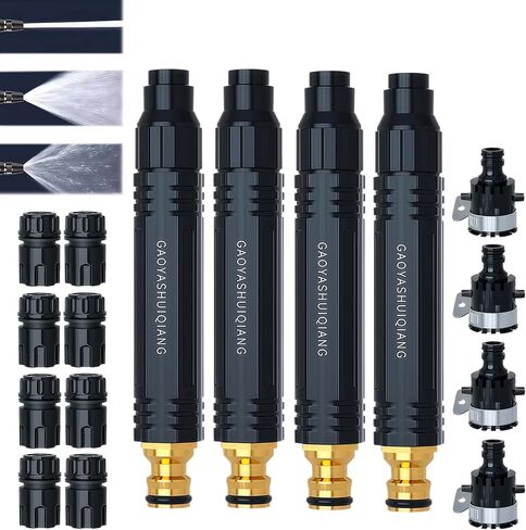 Upgraded 2026 Home High-Pressure Car Wash Water Gun with Booster Nozzle and Hose, A Must-Have for Watering Plants, Multi Function Lawn & Garden Watering Sprayer for Plant Watering Lawn Car (2Pcs) in Kuwait