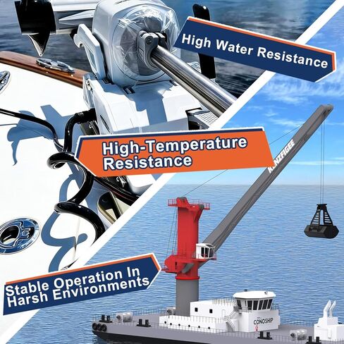 شحم بحري BTAS 2-4-C مع أنبوب PTFE 8 أونصة، شحم محمل العجلة من الدرجة البحرية، مقطورة قارب NLGI 2 زيت تشحيم ليثيوم in Kuwait