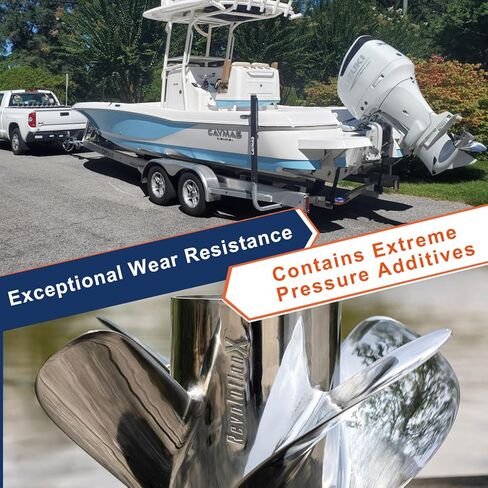 BTAS 2-4-C Marine Grease with PTFE 8 oz Tube,Marine Grade Wheel Bearing Grease,Boat Trailer NLGI 2 Lithium Lubricant in Saudi Arabia