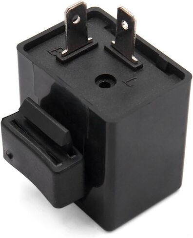 Uxcell 6-12V 2 Pin Beeper Flasher Relay لمؤشر ضوء إشارة الانعطاف للدراجات النارية in Kuwait