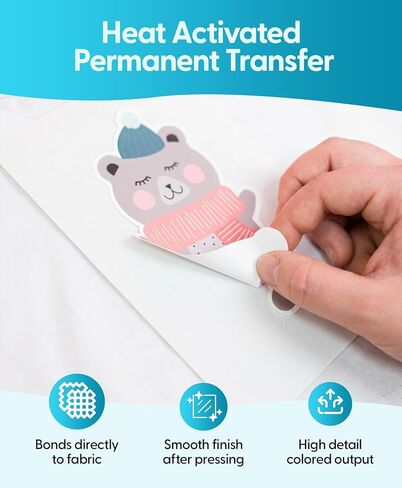 Silhouette Heat-Print-LT Printable Heat Transfer Material for Light Fabrics in Saudi Arabia
