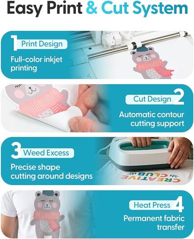 Silhouette Heat-Print-LT Printable Heat Transfer Material for Light Fabrics in Saudi Arabia