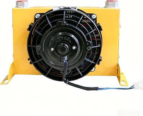 مبرد الزيت الهيدروليكي BisonTek12V DC AH1012T، 40 لتر/دقيقة (10.5 GPM) مبادل حراري مبرد بالهواء من الألومنيوم لمقسم السجل والجرارات والآلات المتنقلة in Kuwait