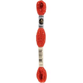 DMC CORPORATION DMC 6-Strand Etoile Floss 8.7yd-Bright Red Embroidery Accessory, 617-C666