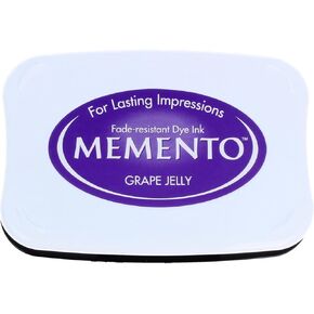 Tsukineko Full-Size Memento Fade Resistant Inkpad, Grape Jelly