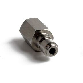Universal 8mm Quick-Disconnect Plug Adapter 1/8" BSPP Female Thread Paintball Fittings with Sealing O-Ring