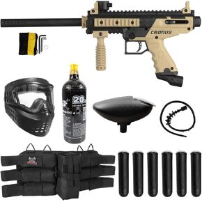 Maddog Tippmann Cronus Basic Titanium Paintball Gun Marker Starter Package