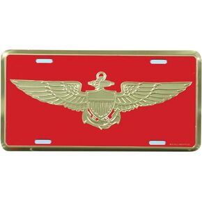 US Marine Aviator Wings License Plate