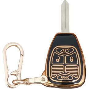 TPU for Jeep Key Fob Cover Compatible with Jeep Grand Cherokee L 2022 Grand Wagoneer 2022 Wagoneer 2022 Grand Cherokee L 2021 (5-B Black)
