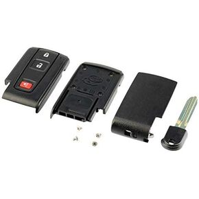 fits Toyota Prius Key Fob Cover Case Shell Replacment with Blank Key 2004-2009