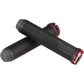 SPANK Spike Grip, Single Lock Grip, Low Profile 30mm Diameter, Tapered bar Ends, Spank 'Human Factor' Grip Pattern