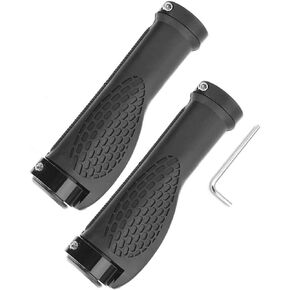 Bike Grips MTB Shockproof Handlebar for Mountain Bikes Comfortable Non-Slip Bicycle Grips Bike Grips Handbars Ergonomically Designed Bicycle Handlebar
