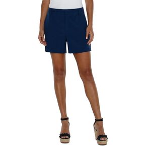 Liverpool Women's Kelsey Trouser Short Mid-Rise Luxe Stretch Suiting 5"