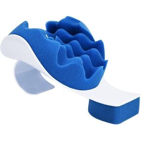 BodyHealt Neck and Shoulder Relaxer - Cervical Traction Device for TMJ Pain Relief & Spine Alignment. Neck Stretcher for Migraine Relief & Neck Support. Chiropractic Hump Corrector Neck Pain Pillow