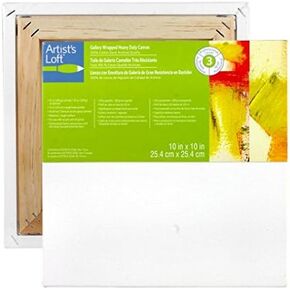 Artist's Loft Gallery Wrapped Heavy Duty Canvas 10" x 10"