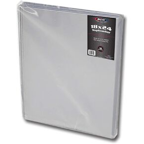 BCW 18x24 Topload Holder 10 ct | Rigid PVC Protection for Photos, Prints & Documents | Holds 18"x24" Items | Toploaders for Cards | Durable Top Loader | Archival Safe, No Plasticizers or Stearates in Kuwait