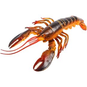 13 Inch Lobster Model Simulation Lobster Artificial Lobster Realistic Lobster Figure Plastic Lobster Figurine for Home Desktop Decoration Lobster Ornament