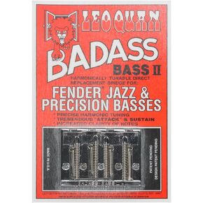 Allparts Leo Quan Bass II Bridge - Chrome
