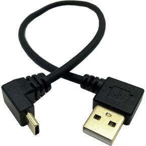 USB Type C Cable 90 Degree, Type C Fast Charging Cable, USB A 2.0 to USB C 3.1 Charging Cable, of Mobile Phones or Tablets Fast Charging 0.25M/10inch(90°USB A/Type-c Left-Right)