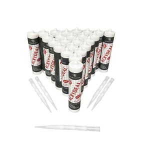 Acrydeal Type S White Siliconized Acrylic Caulk Extreme Adhesive 10.8 OZ 24 Pack