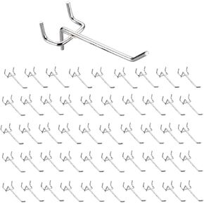 Polmart 4" Heavy Duty Pegboard Hooks - Pack of 50