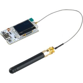ESP32 Lora V3 Development Board Kit WiFi+BLE SX1262 Lora32 0.96inch OLED Display Module + 915MHz 2Dbi Antenna for Arduino NodeMCU IoT (1 Sets)