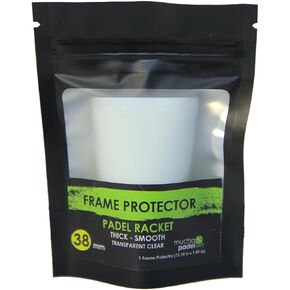 Transparent Racket Padel Protector, Padel Protector Tape 1.49 in, Racket Paddle, Frame Protector Paddle Racket Thick Smooth Transparent Frosted and Clear