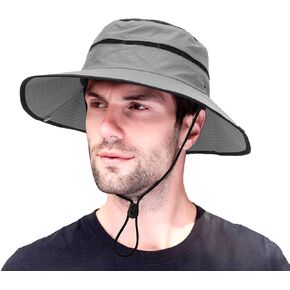 Foldable Fishing-Hat Breathable Beach-Sun-Hat - Outdoor Packable Uv Protection Safari Bucket Hat for Men Women