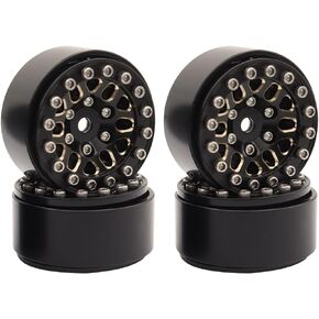 1.0 Inch Brass Beadlock Wheel Rims for AX24 1/18 TRX4M 1/24 SCX24 RC Crawler Car Upgrades