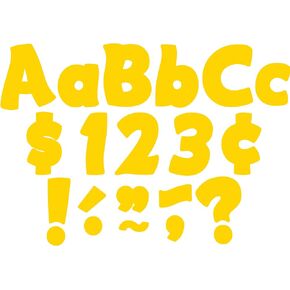 Teacher Created Resources Yellow Gold Fantastic 4" Letters Combo Pack (TCR5818)