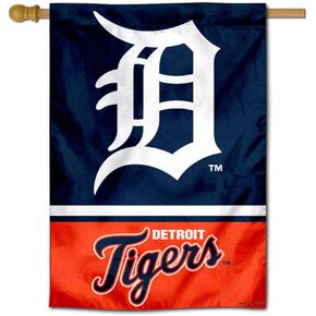 Detroit Double Sided House Flag