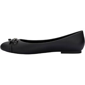 Melissa Doll V Jelly Flats for Women - Soft & Flexible Ballet Flats for Women, Bow Applique, Slip-on Closed-Toe Jelly Shoes
