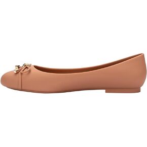 Melissa Doll V Jelly Flats for Women - Soft & Flexible Ballet Flats for Women, Bow Applique, Slip-on Closed-Toe Jelly Shoes