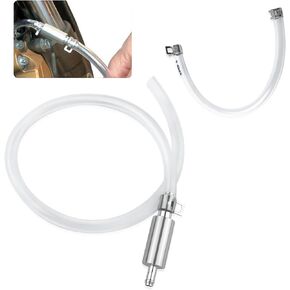 Car Brake Bleeder Hose with One Way Check Valve,Durable Brake Fluid Bleeder Hoses Replacement,Universal Brake Bleeder Tool Car Accessories for Car Motorbike Bike