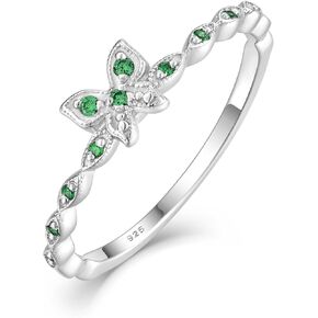 خاتم قابل للتكديس من الفضة الإسترليني عيار 925 على شكل فراشة مجوهرات إنفينيتي المولد للنساء in Kuwait