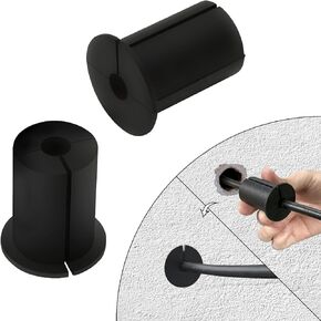Effortless Cable Management: Wall Bushing Grommet for Starlink Dishy Router Ethernet Adapter Cable - Seamless Feed-Through Routing Kit for 1-inch Wall & Furniture Wire Holes-2PCS