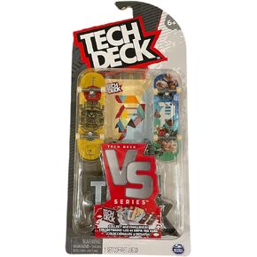 لوح تزلج صغير من سلسلة Tech Deck VS Sk8shop، مجموعة بطاقات العوائق والتحدي (صفر)