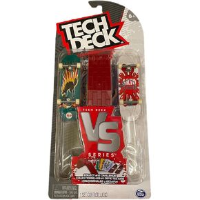 Tech Deck VS Series Sk8shop Mini Skateboard Fingerboard, Obstacle & Challenge Card Set (Flip)