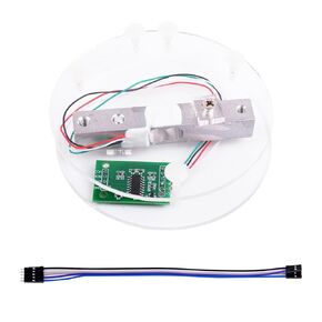 10kg Digital Load Cell Weight Sensor HX711 AD Converter Breakout Module Weight Sensor Module Kit DIY Portable Electronic Kitchen Scale for Arduino Raspberry Pi