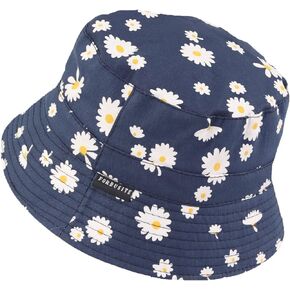 Trendy Twill Cotton Bucket Hats for Women Men, Summer Soild Color Fisherman Hat Cap for Outdoor Beach Vacation Headwear